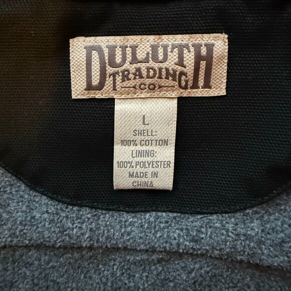 Duluth Trading Co. Shirt Jac – Men’s Large (Black, Lined, Like New) - Picture 4 of 8